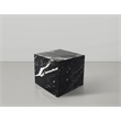 Meridian Furniture Bolzano Black Marble End Table