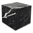 Meridian Furniture Bolzano Black Marble End Table