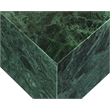 Meridian Furniture Bolzano Green Marble End Table