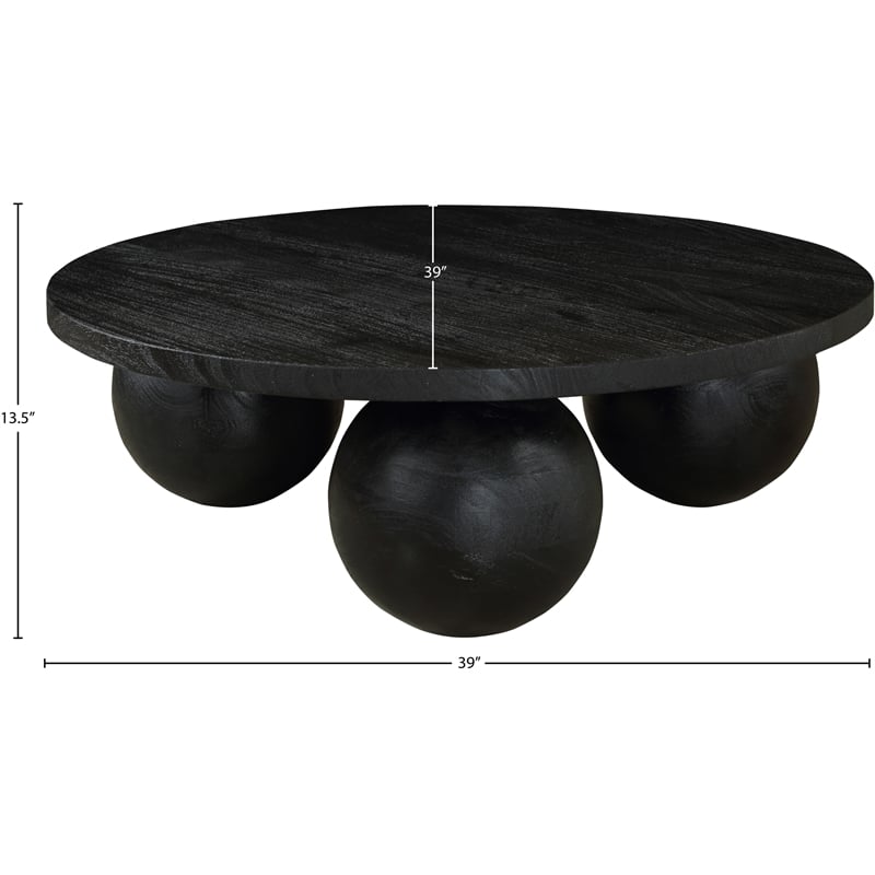 Meridian Furniture Spherical Black Coffee Table