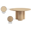 Meridian Furniture Simba White Dining Table