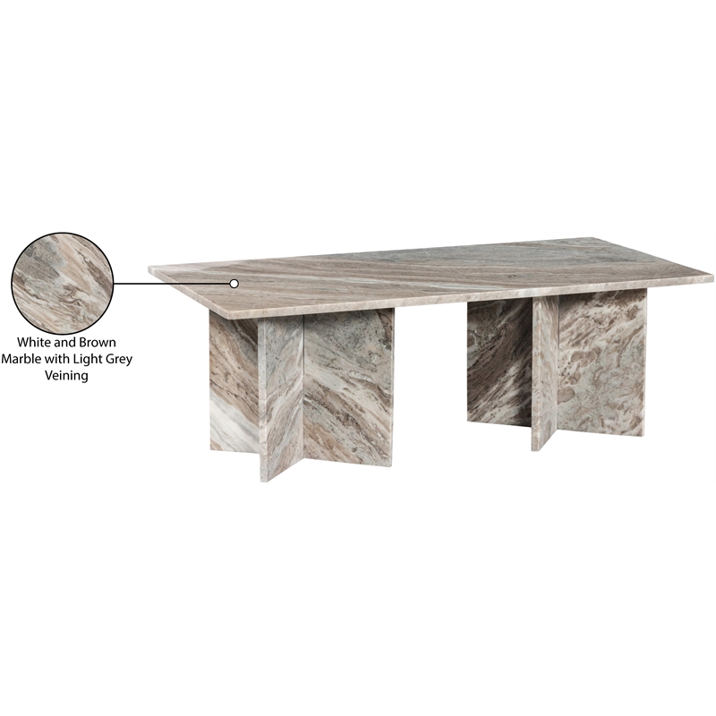 Meridian Furniture Verona Brown Coffee Table