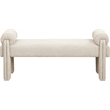 Meridian Furniture Stefano Beige Fabric Bench