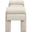 Meridian Furniture Stefano Beige Fabric Bench