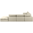 Meridian Furniture Comfy Cream Vegan Leather 7-Pc. Modular Sectional
