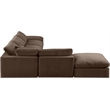 Meridian Furniture Comfy Brown Velvet 6-Pc. Modular Sectional
