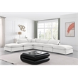Meridian Furniture Comfy Cream Velvet 6-Pc. Modular Sectional