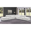 Meridian Furniture Comfy Cream Velvet 7-Pc. Modular Sectional