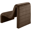 Meridian Furniture Ivy Brown Velvet Accent Chair