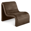 Meridian Furniture Ivy Brown Velvet Accent Chair