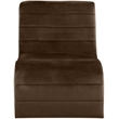 Meridian Furniture Ivy Brown Velvet Accent Chair