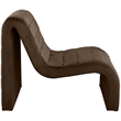 Meridian Furniture Ivy Brown Velvet Accent Chair
