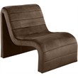 Meridian Furniture Ivy Brown Velvet Accent Chair