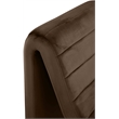 Meridian Furniture Ivy Brown Velvet Accent Chair