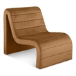 Meridian Furniture Ivy Saddle Velvet Accent Chair
