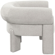 Meridian Furniture Stefano Beige Fabric Accent Chair