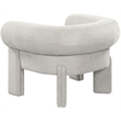 Meridian Furniture Stefano Beige Fabric Accent Chair