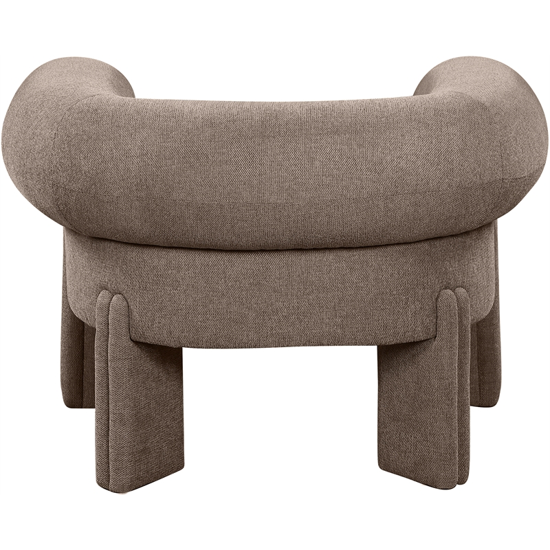 Meridian Furniture Stefano Brown Fabric Accent Chair