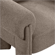 Meridian Furniture Stefano Brown Fabric Accent Chair