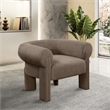 Meridian Furniture Stefano Brown Fabric Accent Chair