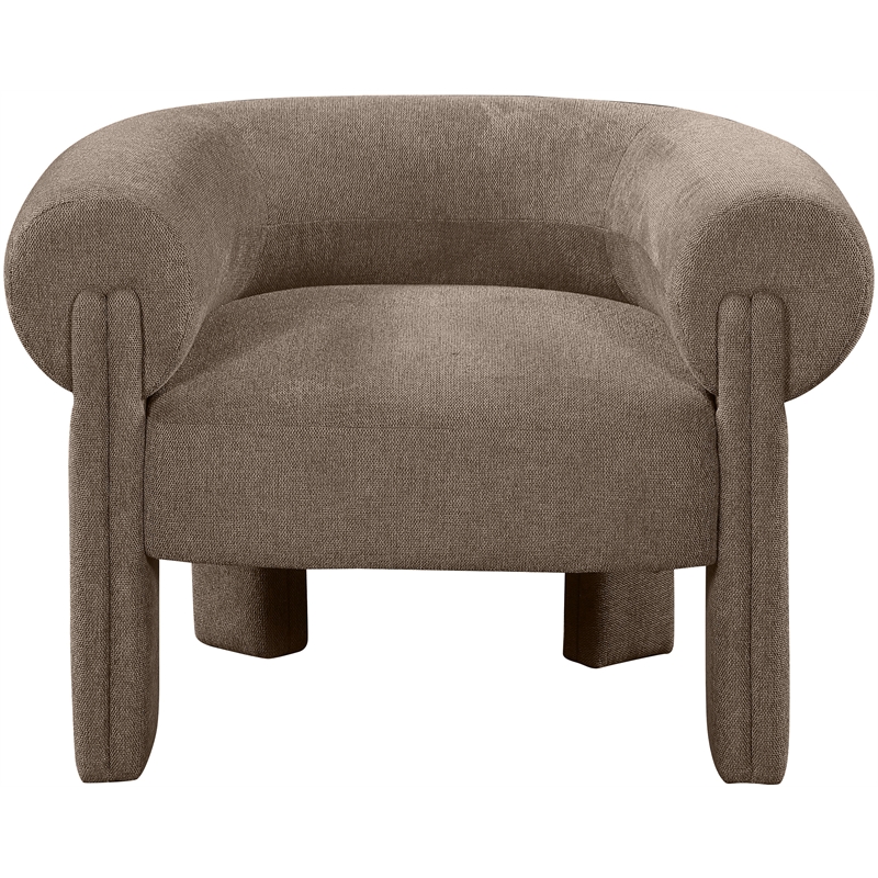 Meridian Furniture Stefano Brown Fabric Accent Chair