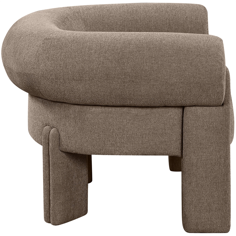 Meridian Furniture Stefano Brown Fabric Accent Chair