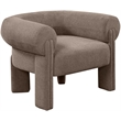 Meridian Furniture Stefano Brown Fabric Accent Chair