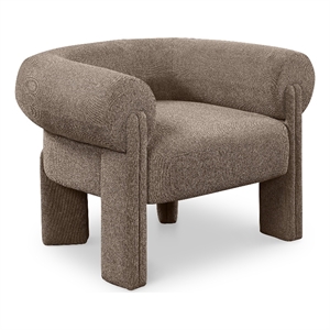 Meridian Furniture Stefano Brown Fabric Accent Chair