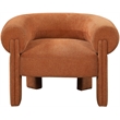 Meridian Furniture Stefano Cognac Fabric Accent Chair