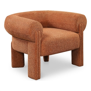 Meridian Furniture Stefano Cognac Fabric Accent Chair