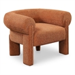 Meridian Furniture Stefano Cognac Fabric Accent Chair