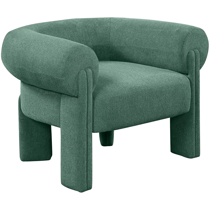 Meridian Furniture Stefano Green Fabric Accent Chair