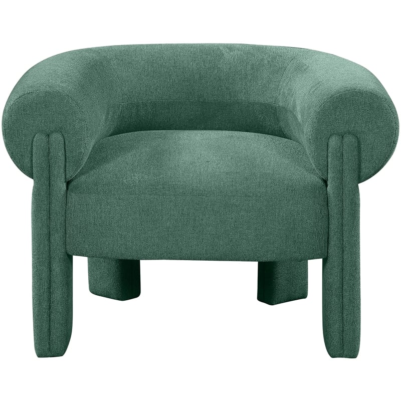 Meridian Furniture Stefano Green Fabric Accent Chair