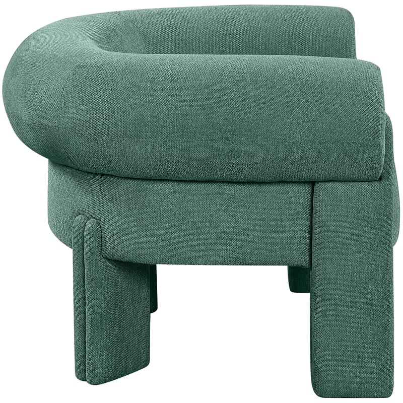 Meridian Furniture Stefano Green Fabric Accent Chair
