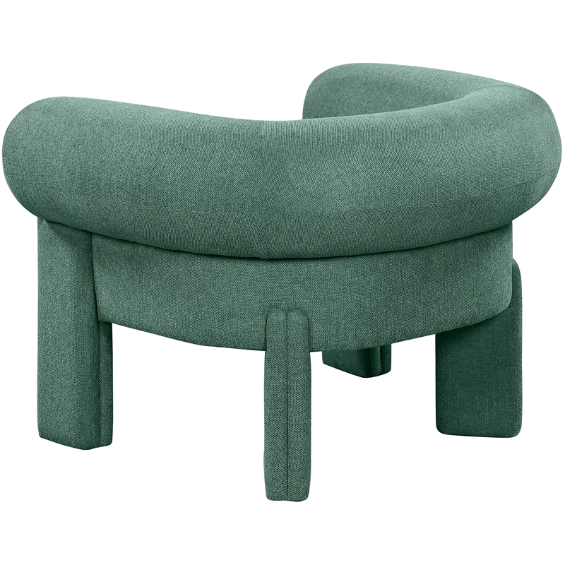 Meridian Furniture Stefano Green Fabric Accent Chair