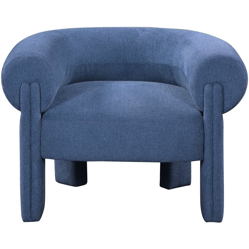 Meridian Furniture Stefano Navy Fabric Accent Chair