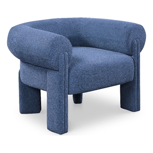 Meridian Furniture Stefano Navy Fabric Accent Chair