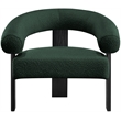 Meridian Furniture Winston Green Boucle Fabric Accent Chair
