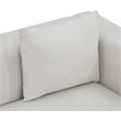 Meridian Furniture Alfie Beige Linen Textured Fabic Loveseat
