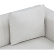 Meridian Furniture Alfie Cream Linen Textured Fabic Loveseat