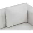 Meridian Furniture Alfie Cream Linen Textured Fabic Loveseat