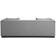 Meridian Furniture Lucia Grey Linen Textured Fabric Sofa