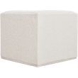 Meridian Furniture Ollie Cream Boucle Fabric Corner