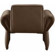 Meridian Furniture Fleurette Brown Velvet Accent Chair
