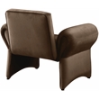 Meridian Furniture Fleurette Brown Velvet Accent Chair