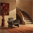 Meridian Furniture Fleurette Brown Velvet Accent Chair