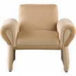 Meridian Furniture Fleurette Camel Velvet Accent Chair