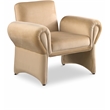 Meridian Furniture Fleurette Camel Velvet Accent Chair