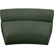Meridian Furniture Bale Green Chenille Fabric Modular Armless Chair