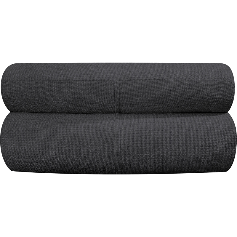 Meridian Furniture Bale Grey Chenille Fabric Modular Armless Chair